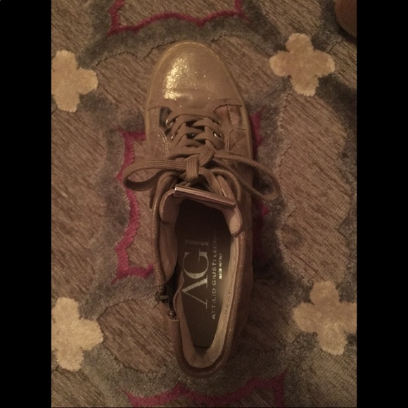 AGI Gold Leather High Tops - Picture 6 of 8